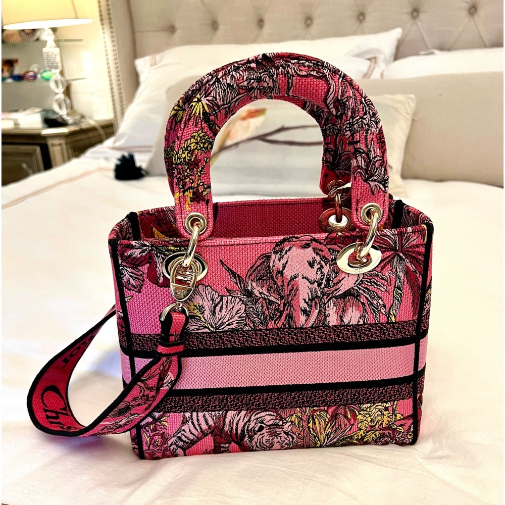 Canvas Lady D-Lite Bag Pink Canvas